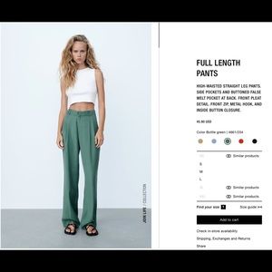 ZARA Full Length Pants